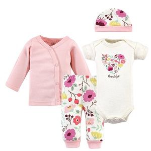 “Beautiful” Four Piece Bodysuit Set